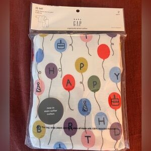 GAP Baby Pajama Set with Colorful Cake Design